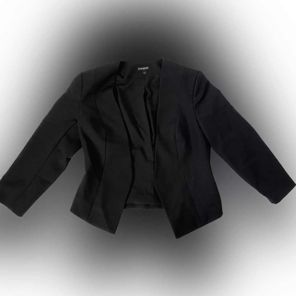 cropped express coat